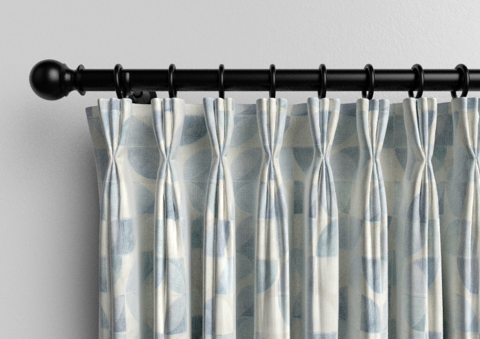 Mosaic Tile, Aquamarine - Made to Measure Curtains - Image 11